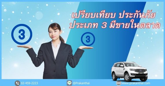 เปรียบเทียบ ประกันภัยรถยนต์ถูกสุดในไทย