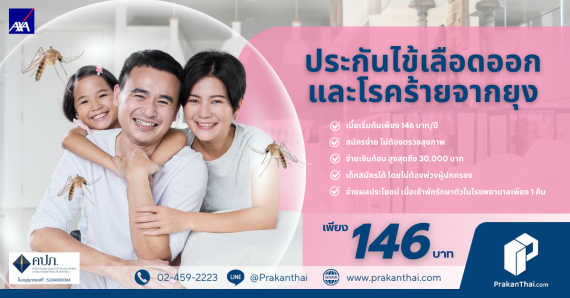ประกันไข้เลือดออกและโรคจากยุง
